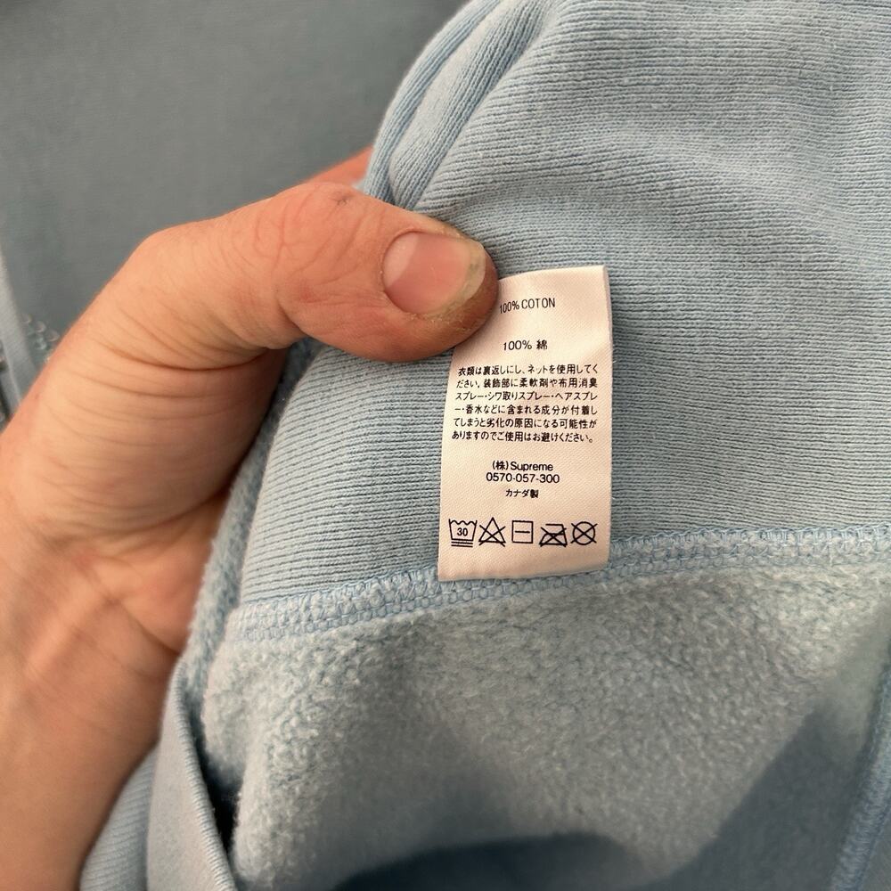 Supreme Higher Learning Gems Hoodie “Blue” SS20 - Picture 9 of 12